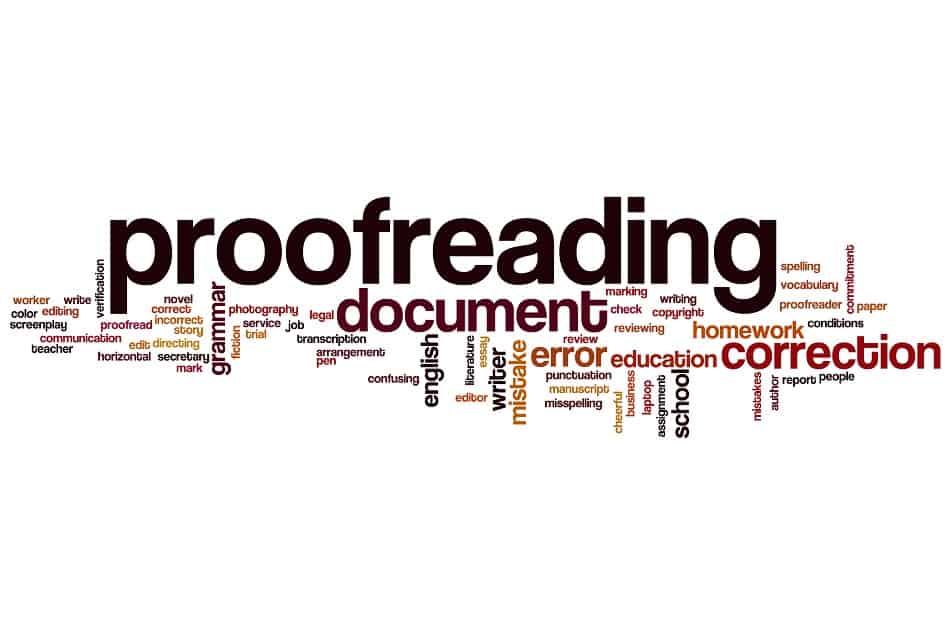 research writing and proofreading